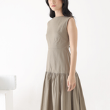 Spire dress in Peanut
