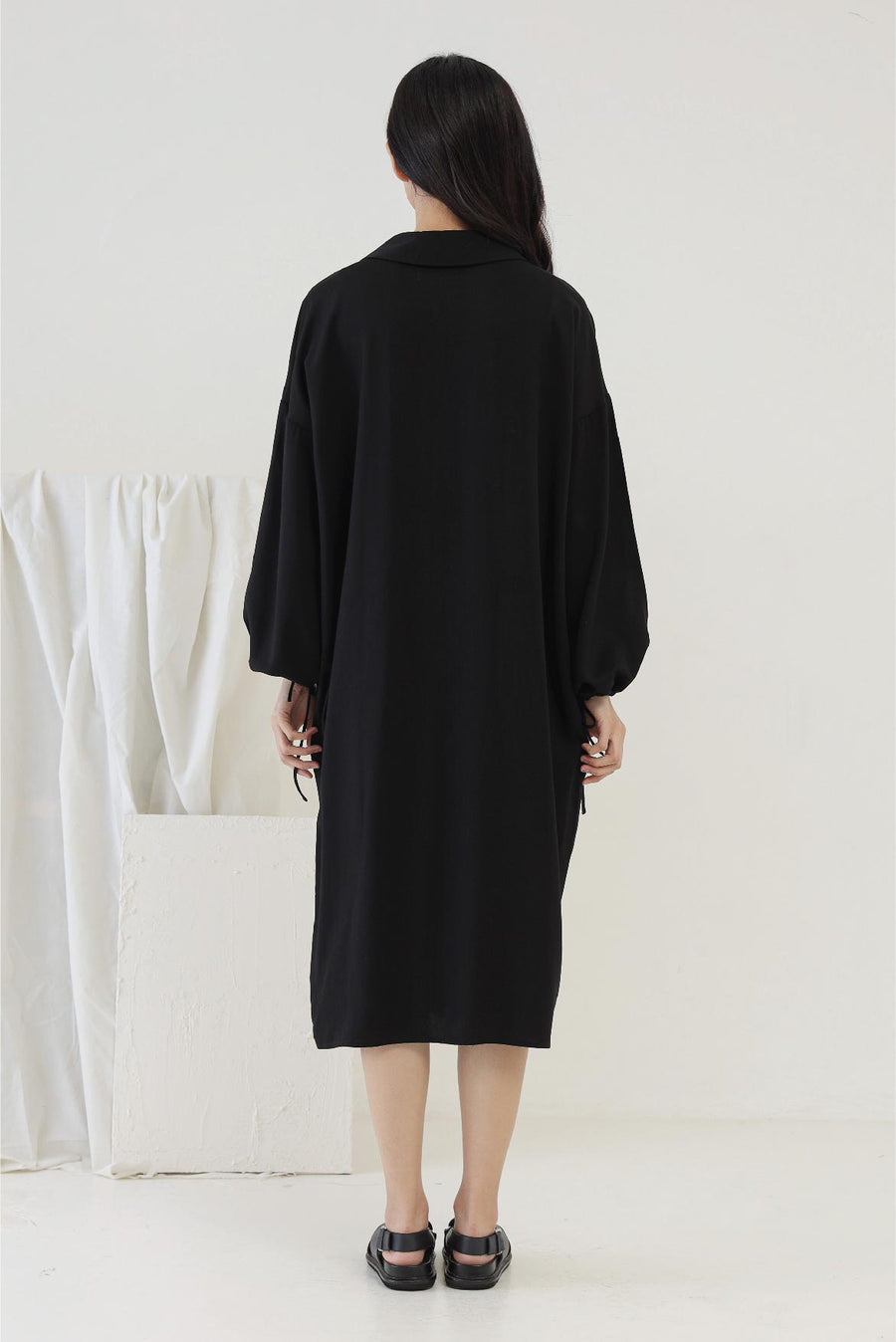 Black Petal Dress